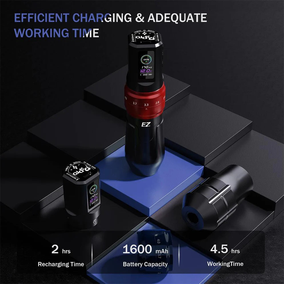 EZ P3 Pro Wireless Battery Tattoo Pen Machine