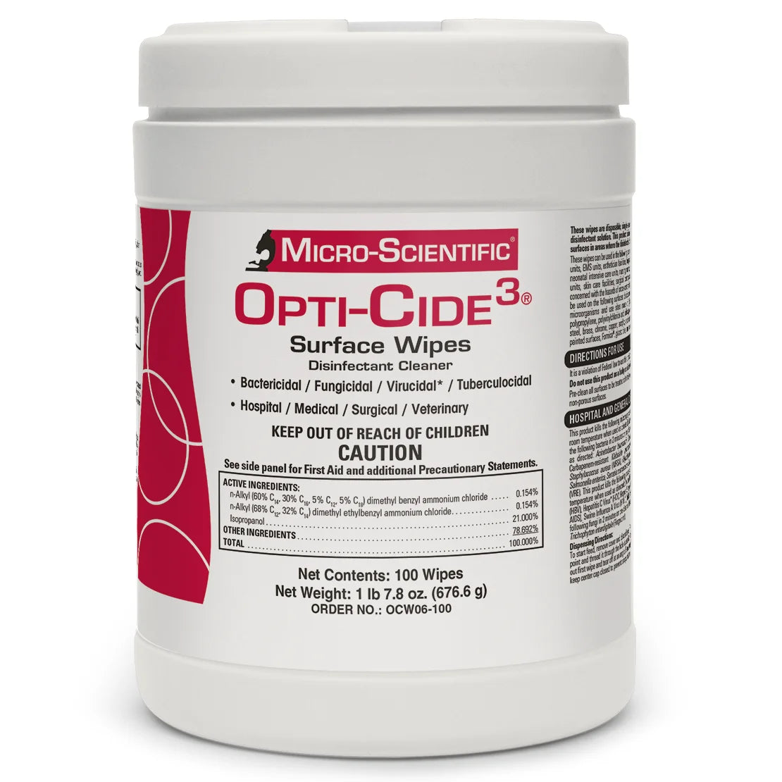Opticide Wipes
