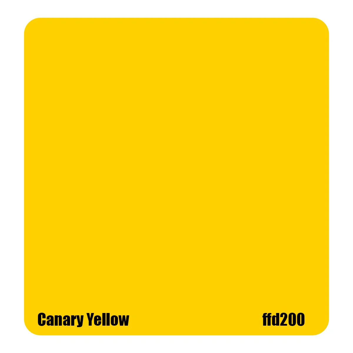 CANARY YELLOW